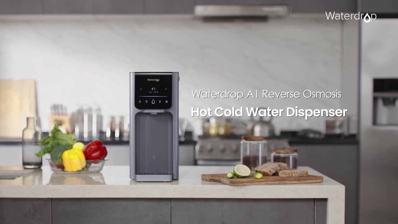Introducing the Waterdrop A1 RO Hot & Cold Water Dispenser | Countertop RO System