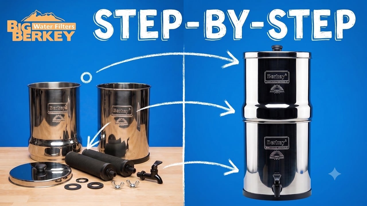 How to Assemble Your Berkey Water Filter System