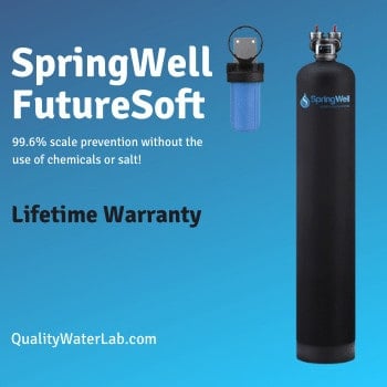 SpringWell's future soft salt free water softener system