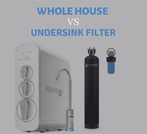 whole house water filter vs undersink - who wins?