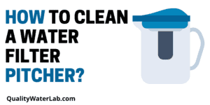 How to clean a water filter pitcher