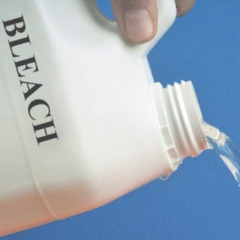 Bleach smell in water