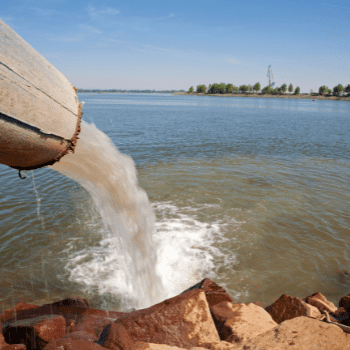 water softener discharge