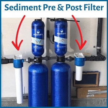 Aquasana's features pre and post filtration
