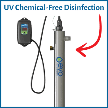 You can add UV protection to EVO for bacteria free water