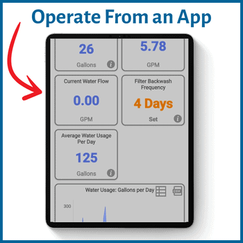 Remotely control your Springwell filtration system with a phone or tablet