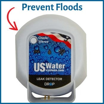 US Water systems offers flood dectection with their filtration systems