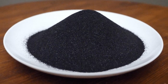 A picture of activated carbon that safely removes Chloramine