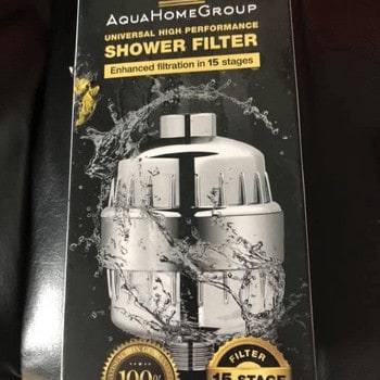 AquaHomeGroup shower head filter unboxing