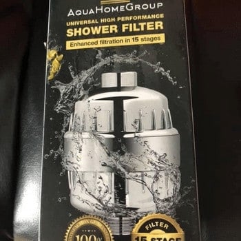 High Pressure Shower Head + 15 Stage Water Filter – AquaHomeGroup