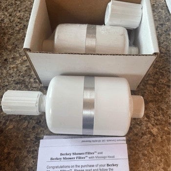 Berkey shower head filter instructions