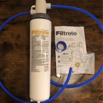 Filtrete underink water filter features and parts