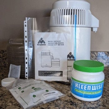 Megahome Countertop Water Distiller unboxing and testing