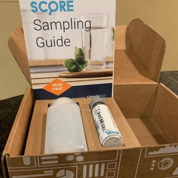 What comes in Simple Labs Tapscore water test kit