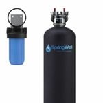 A closeup view of the SpringWell CF1 whole house water filter - best overall for city water