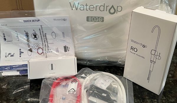 What comes in the box - Waterdrop G3P800 system