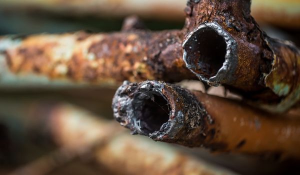 corroded plumbing pipes