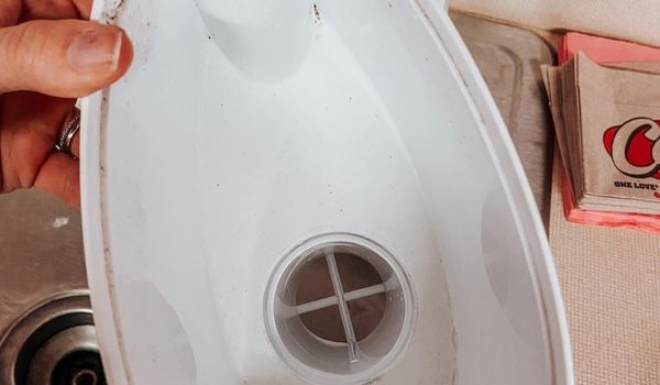 mold found inside water filter pitcher