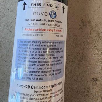 Filter instructions for Nuvo