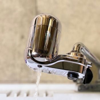 PUR Plus faucet filter installed and running