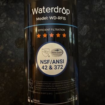 Waterdrop 15UA under sink water filter NSF 42 and 372 certified